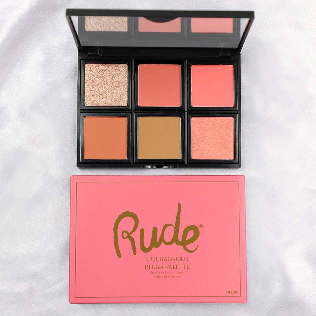 RUDE Courageous Blush Palette