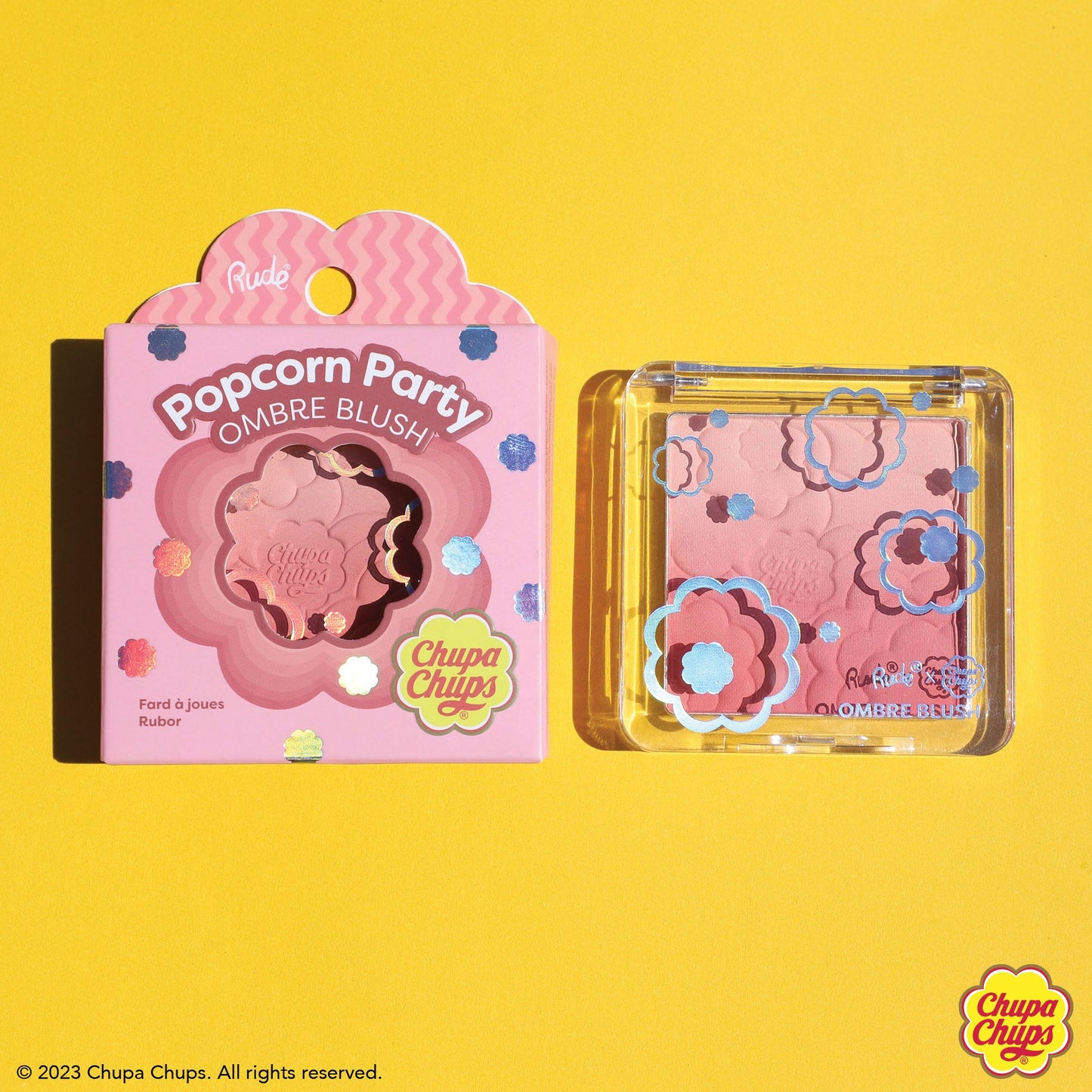 RUDE Chupa Chups Popcorn Party Ombre Blush