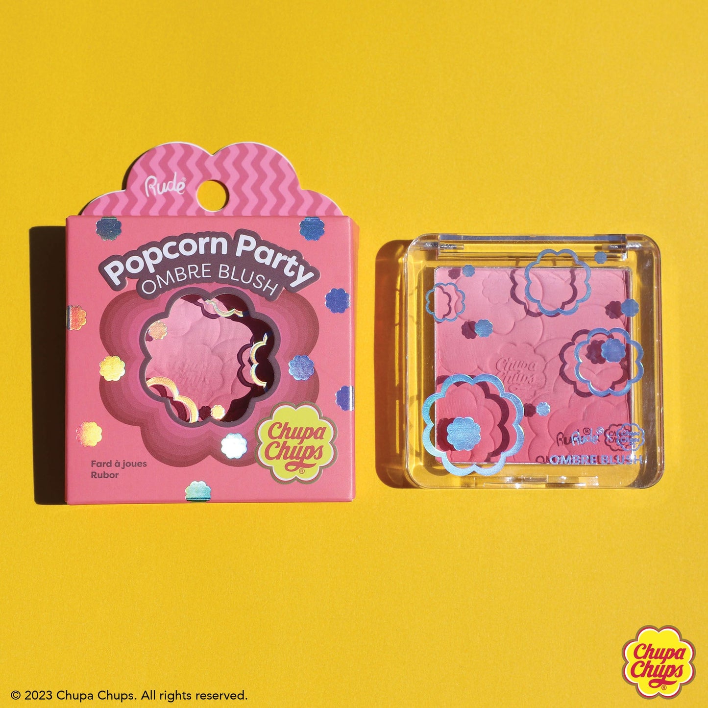 RUDE Chupa Chups Popcorn Party Ombre Blush
