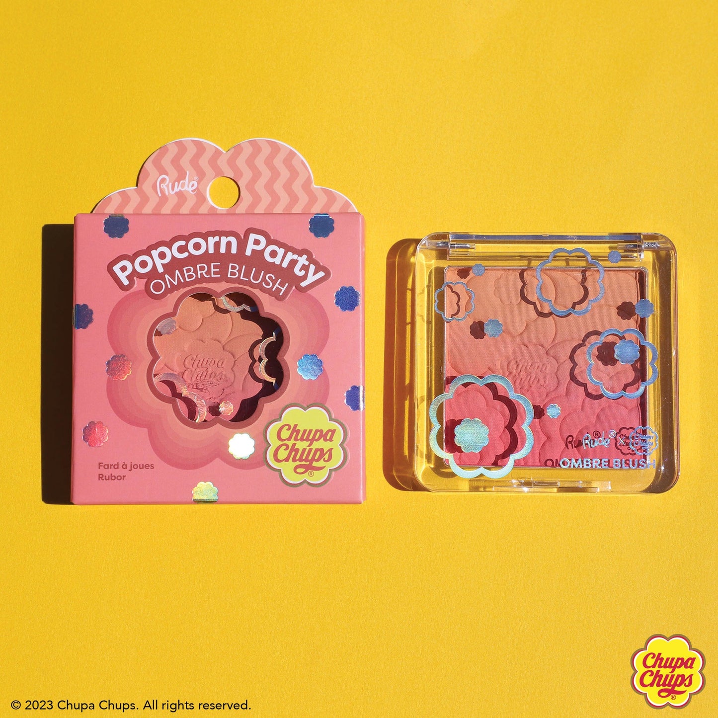 RUDE Chupa Chups Popcorn Party Ombre Blush