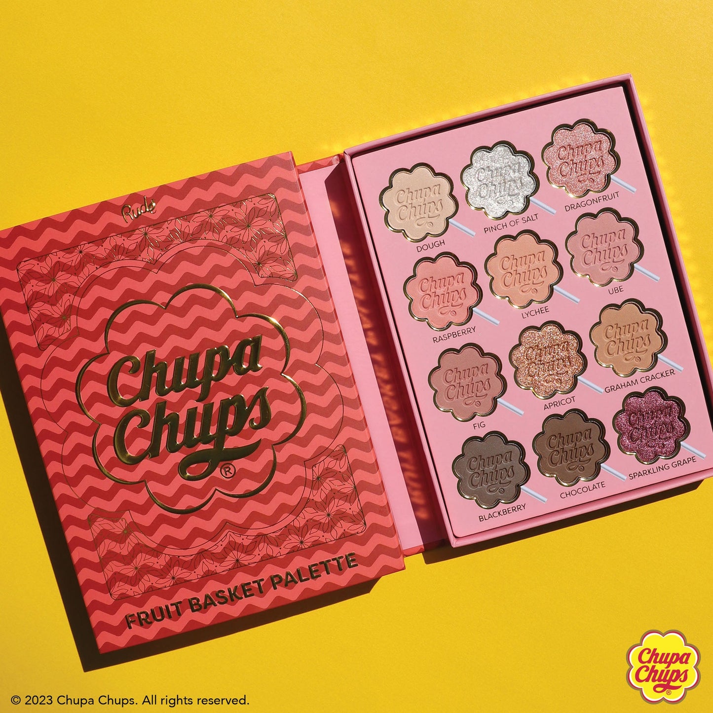 RUDE Chupa Chups Fruit Basket 12 Color Palette