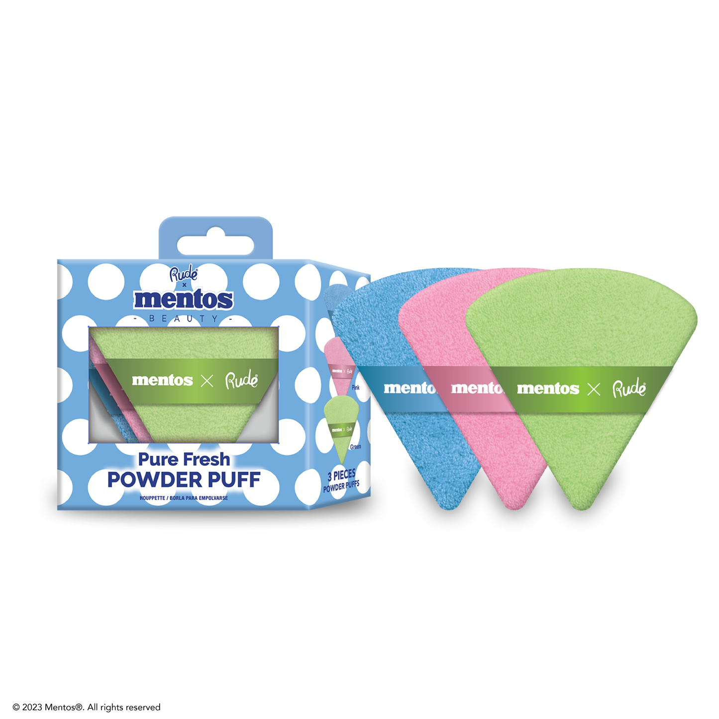 RUDE Mentos Pure Fresh Powder Puff