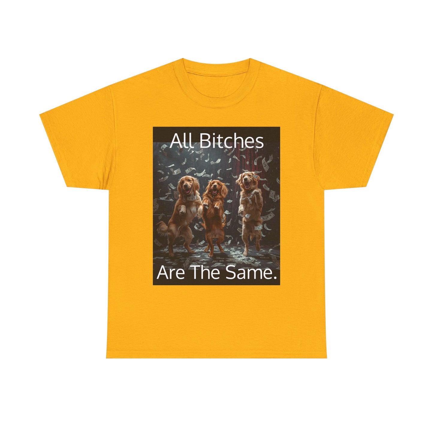Funny 'Bitches Are the Same' Graphic T-Shirt — Humor Tee for Friends & Gifting