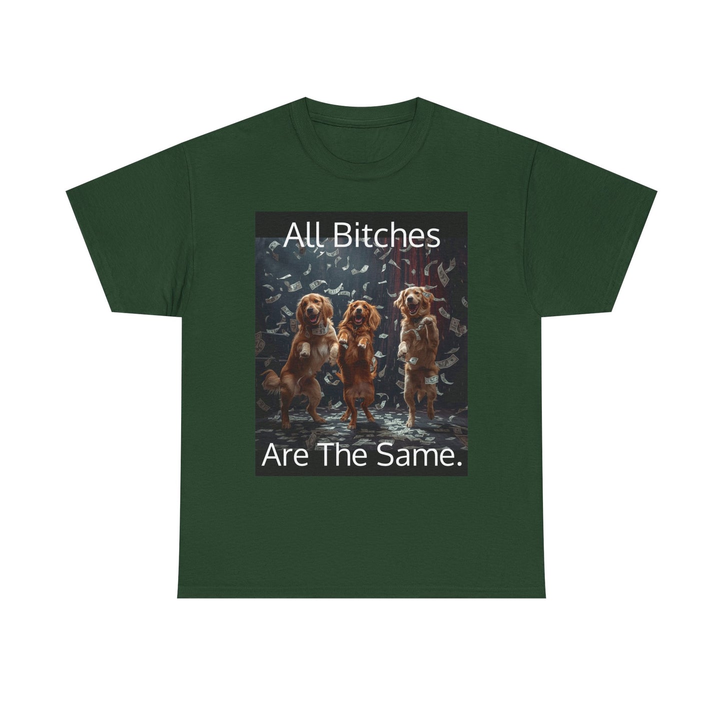 Funny 'Bitches Are the Same' Graphic T-Shirt — Humor Tee for Friends & Gifting