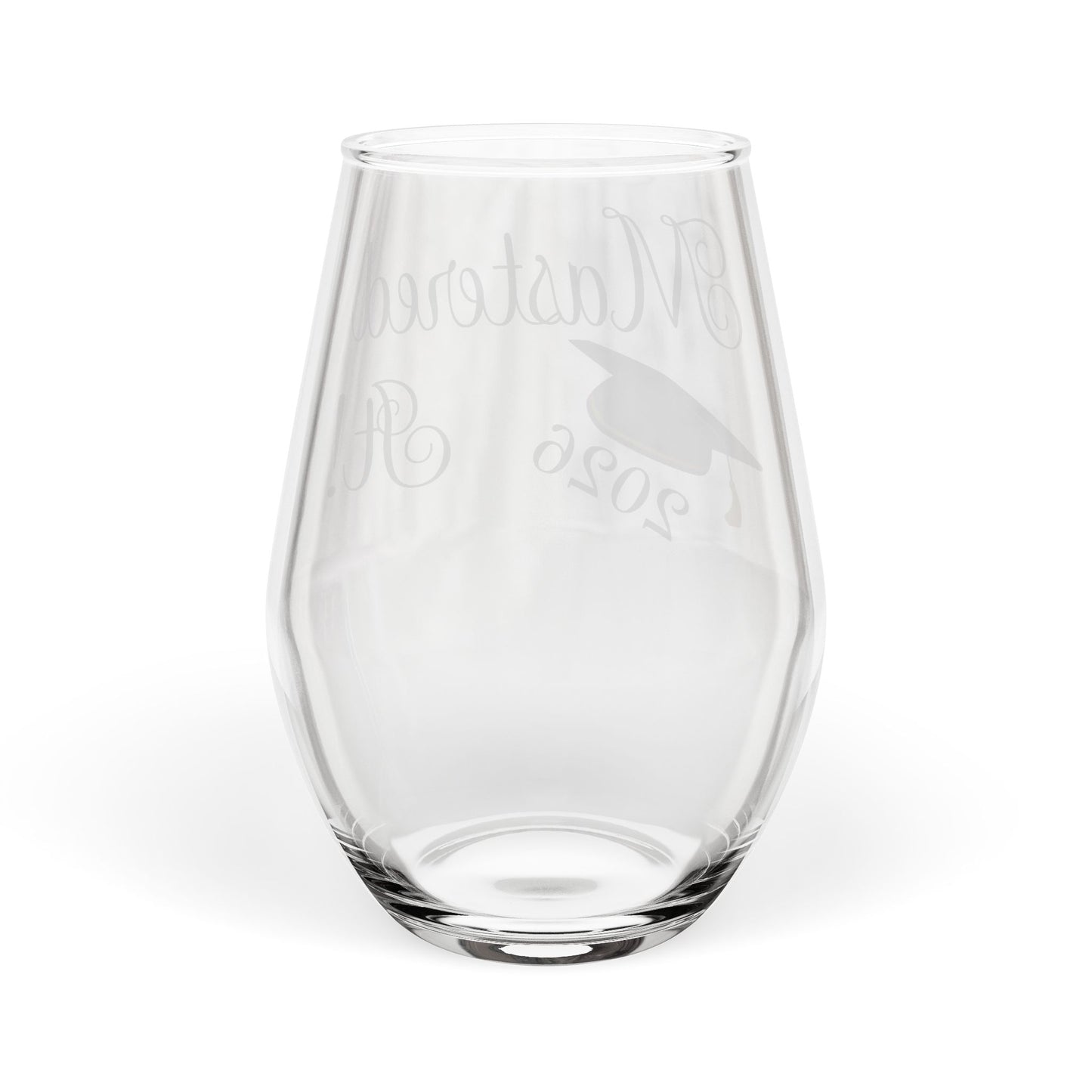 Graduation Stemless Wine Glass 2026 – 'Mastered It' 2026 Gift