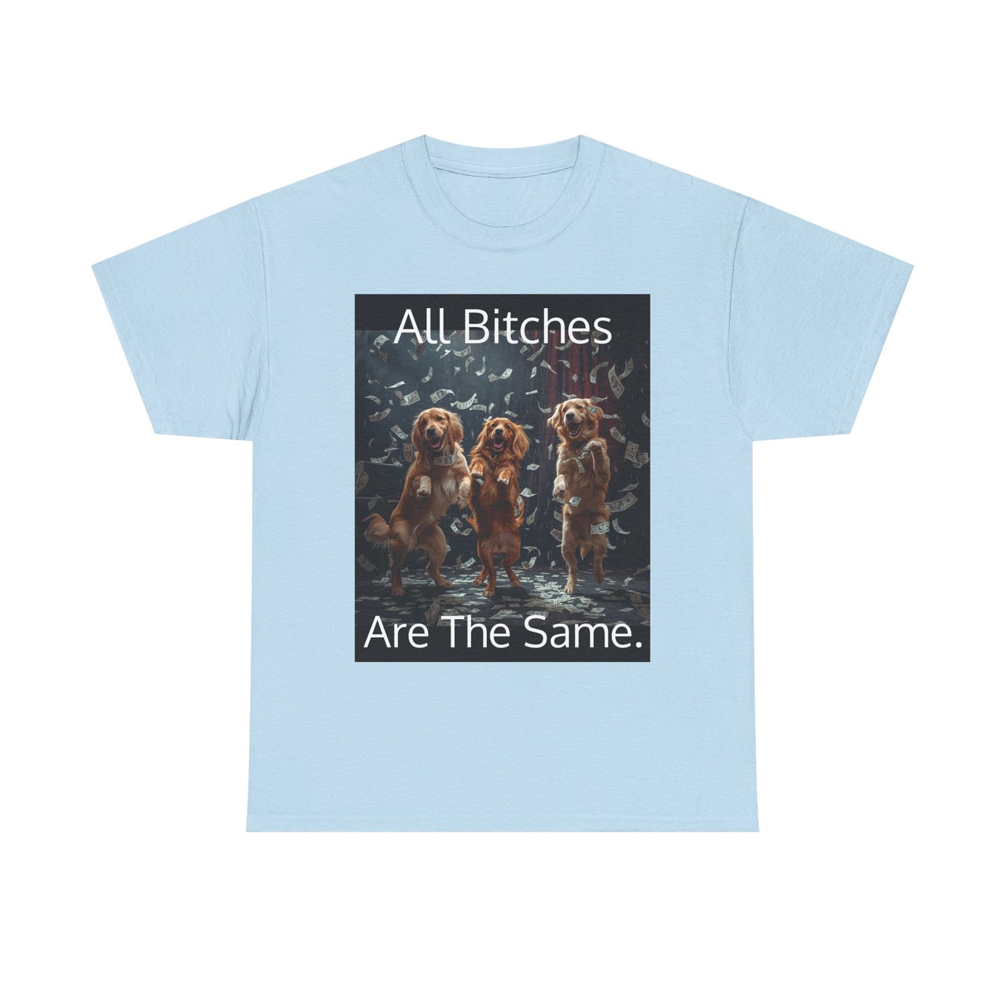 Funny 'Bitches Are the Same' Graphic T-Shirt — Humor Tee for Friends & Gifting