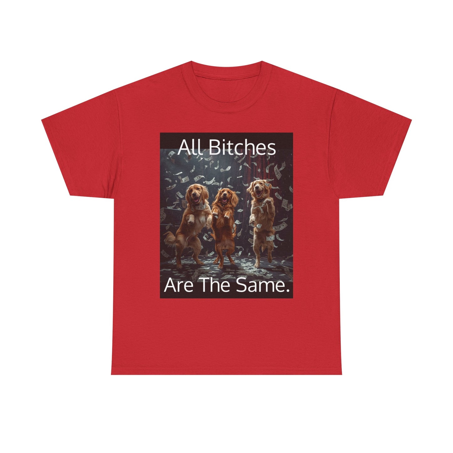 Funny 'Bitches Are the Same' Graphic T-Shirt — Humor Tee for Friends & Gifting