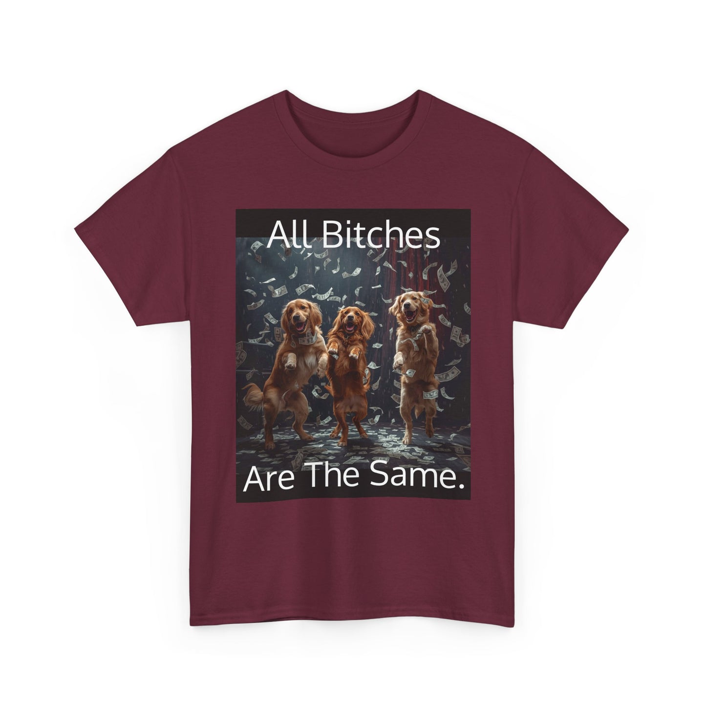 Funny 'Bitches Are the Same' Graphic T-Shirt — Humor Tee for Friends & Gifting