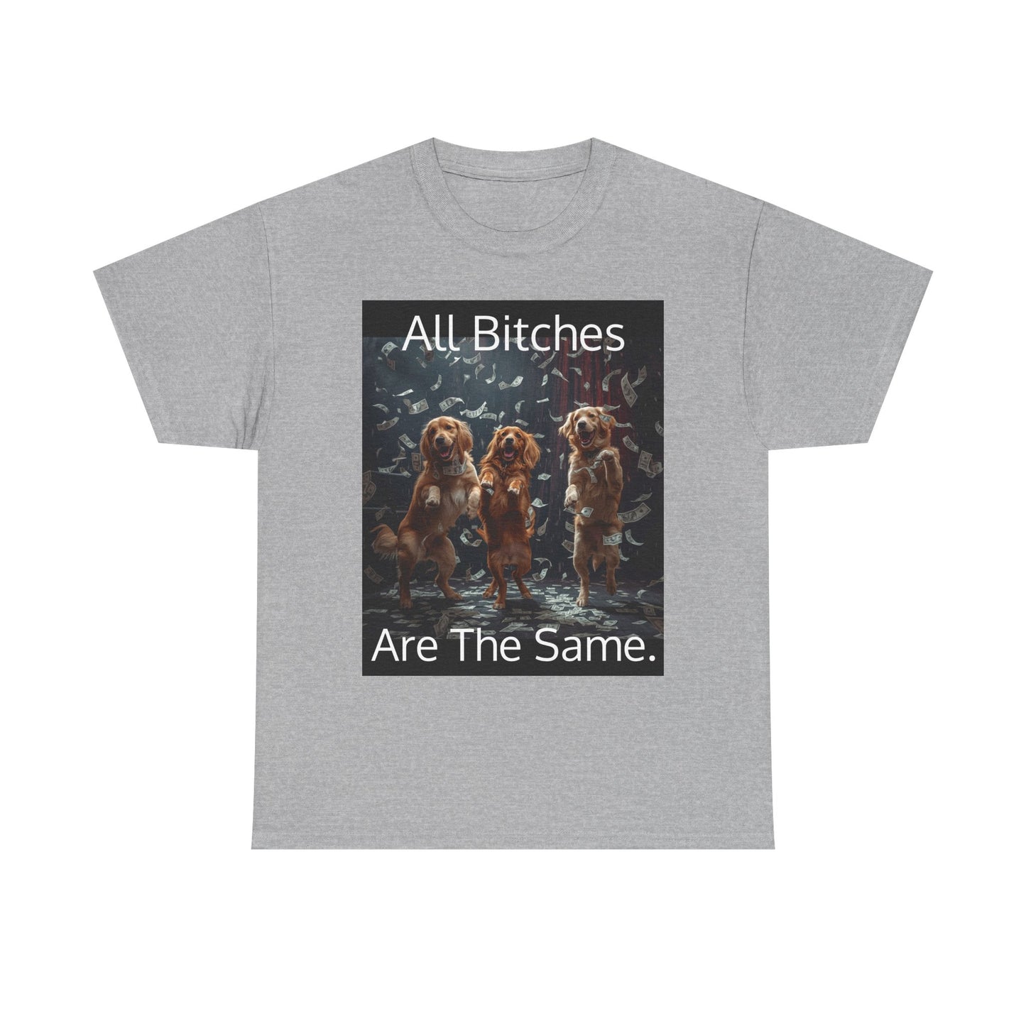 Funny 'Bitches Are the Same' Graphic T-Shirt — Humor Tee for Friends & Gifting