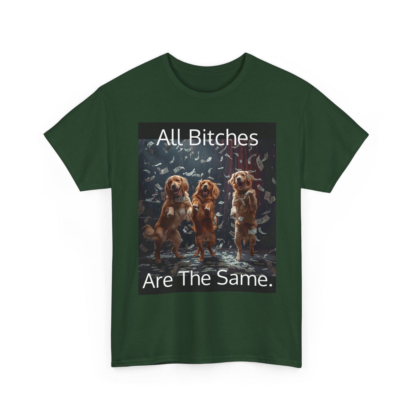 Funny 'Bitches Are the Same' Graphic T-Shirt — Humor Tee for Friends & Gifting