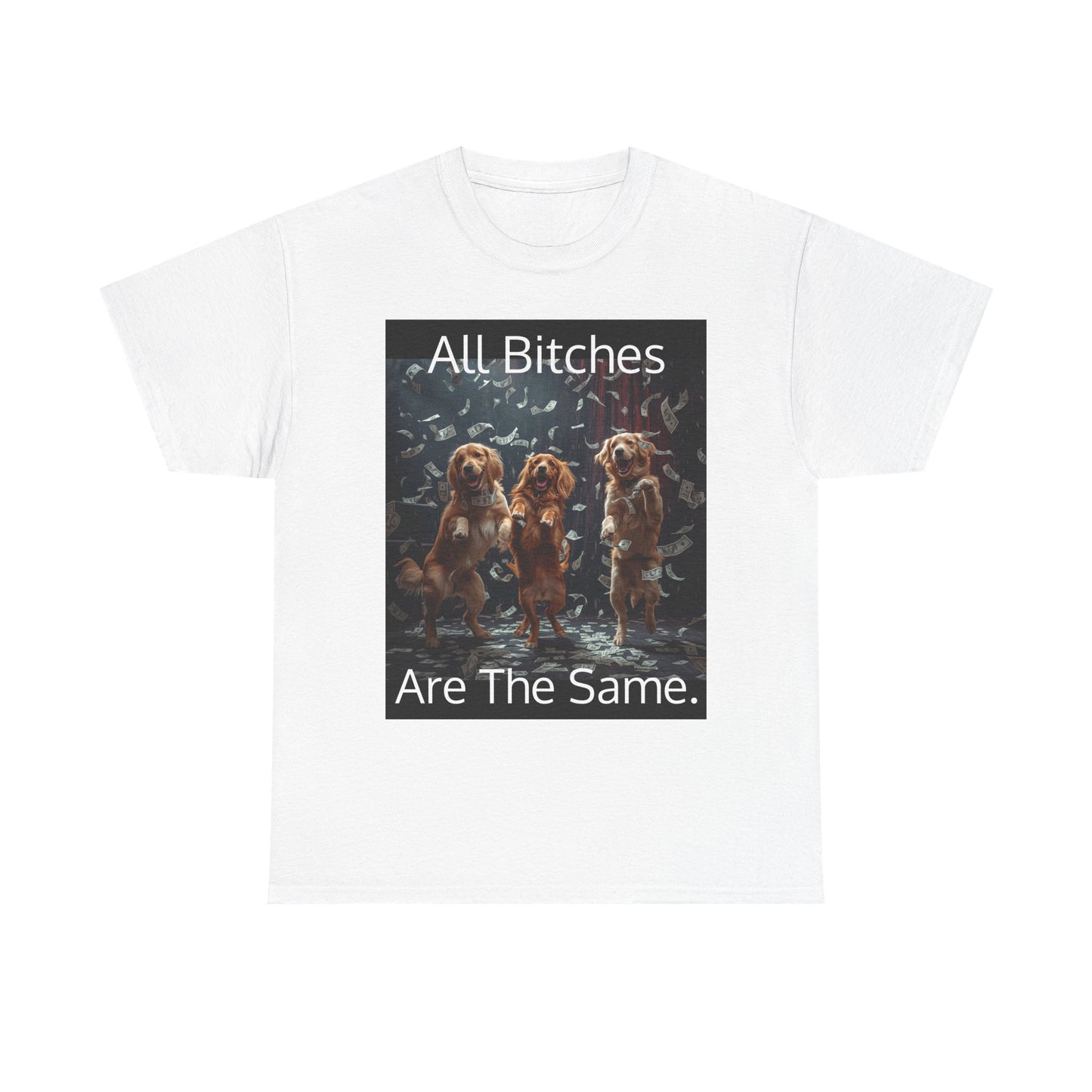 Funny 'Bitches Are the Same' Graphic T-Shirt — Humor Tee for Friends & Gifting