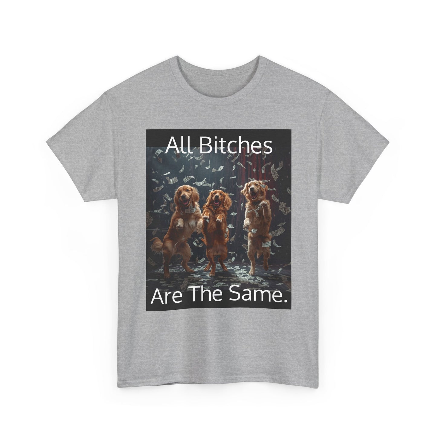 Funny 'Bitches Are the Same' Graphic T-Shirt — Humor Tee for Friends & Gifting