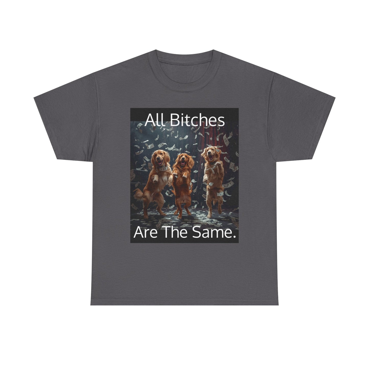 Funny 'Bitches Are the Same' Graphic T-Shirt — Humor Tee for Friends & Gifting