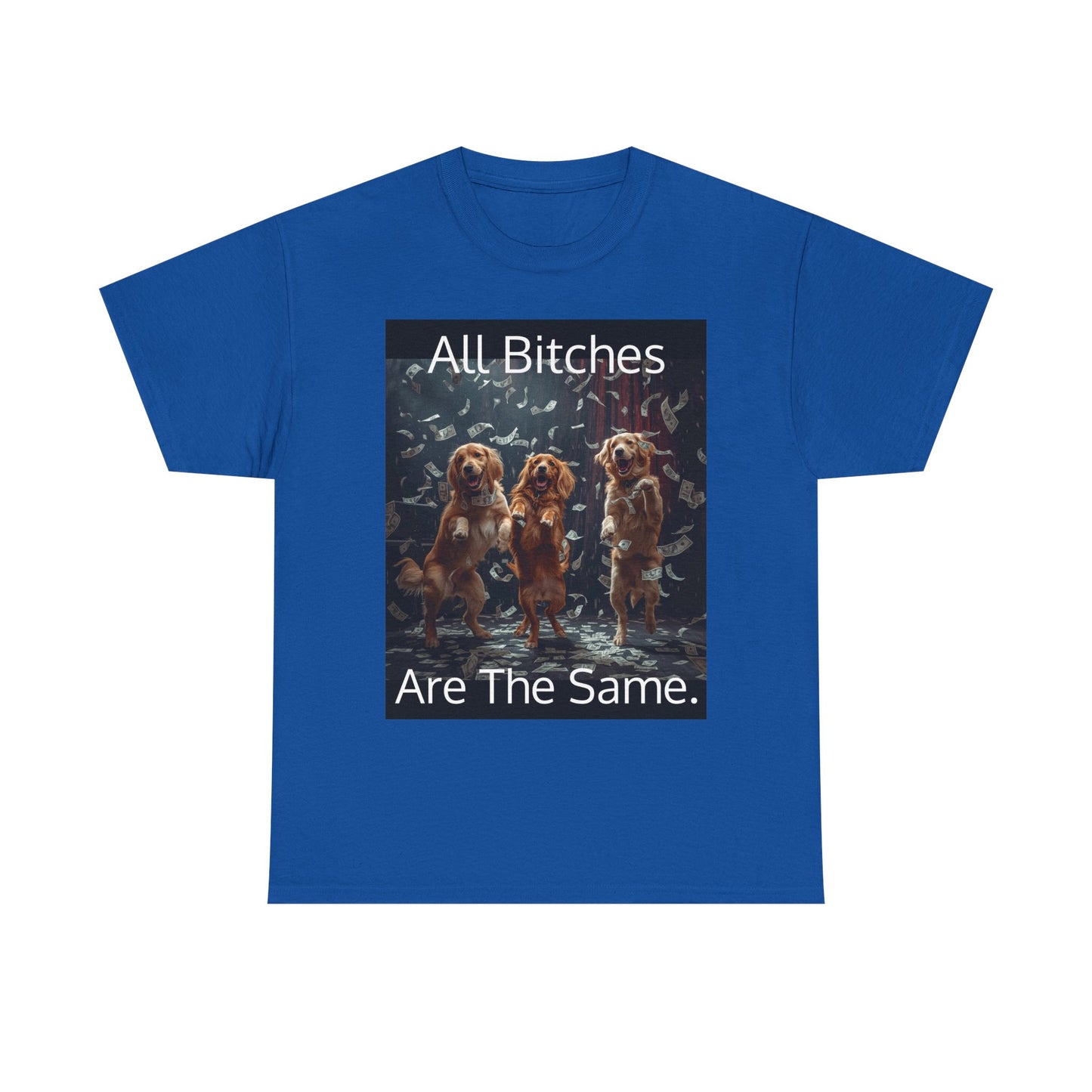 Funny 'Bitches Are the Same' Graphic T-Shirt — Humor Tee for Friends & Gifting