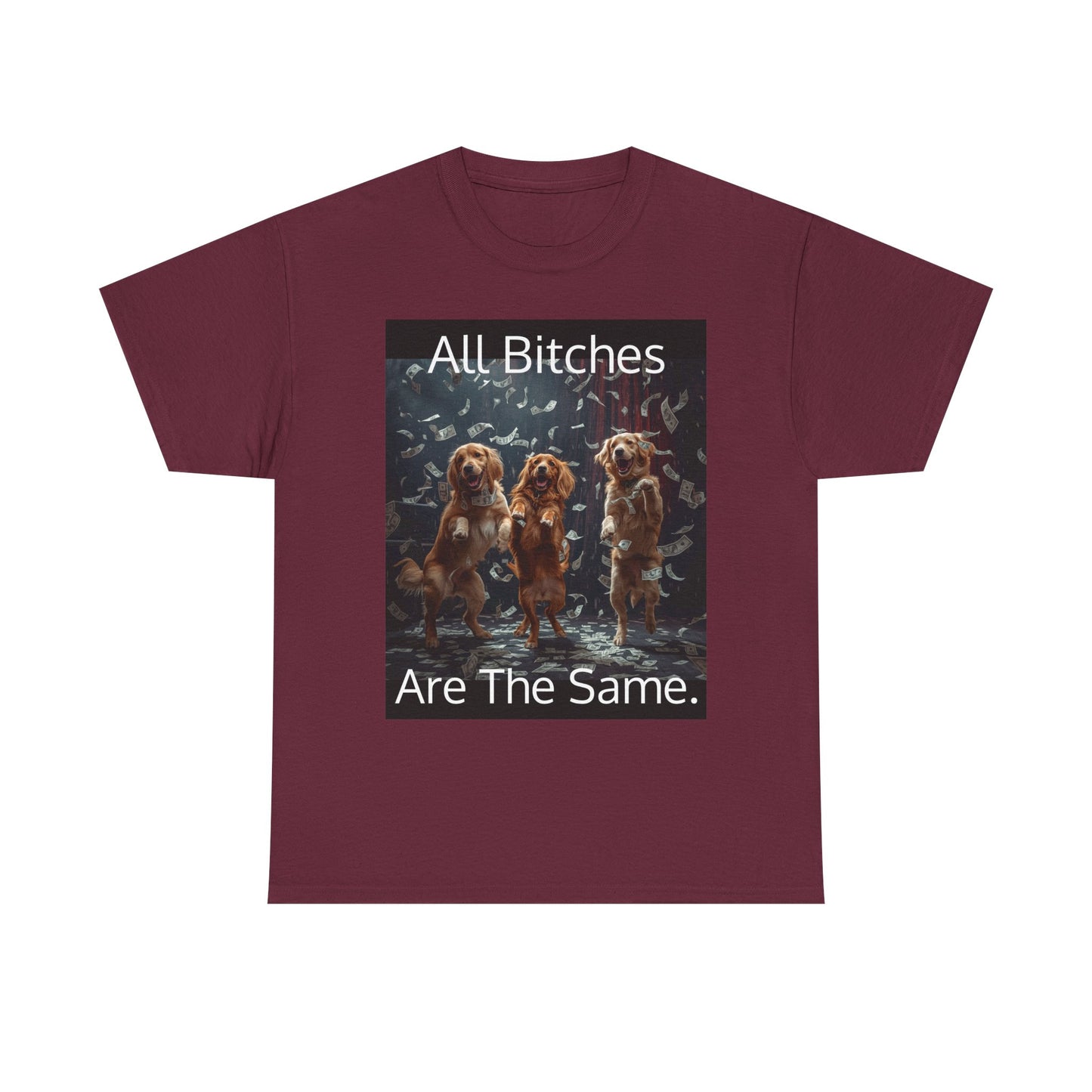 Funny 'Bitches Are the Same' Graphic T-Shirt — Humor Tee for Friends & Gifting