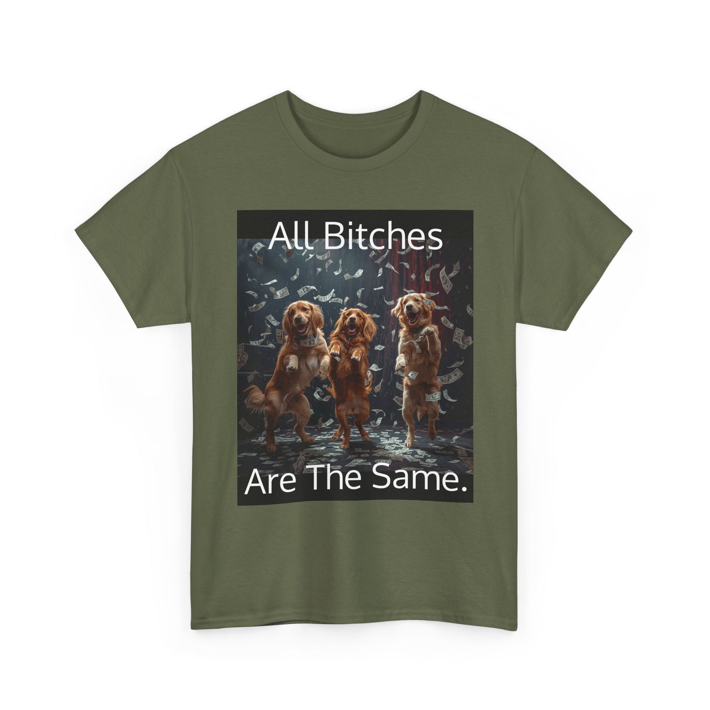 Funny 'Bitches Are the Same' Graphic T-Shirt — Humor Tee for Friends & Gifting